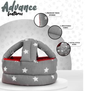 Baby Safety Helmet – Soft Head Protection for Crawling & Walking