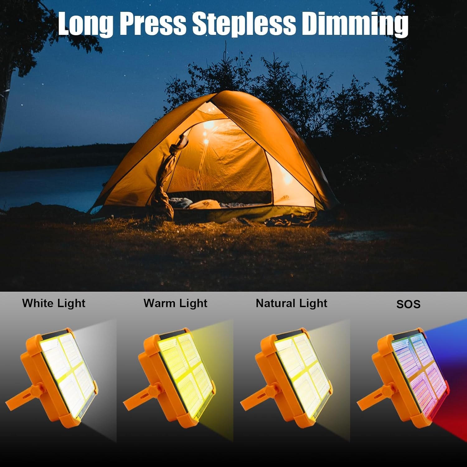 Solar LED Flood Light – High Brightness & Portable Power Bank