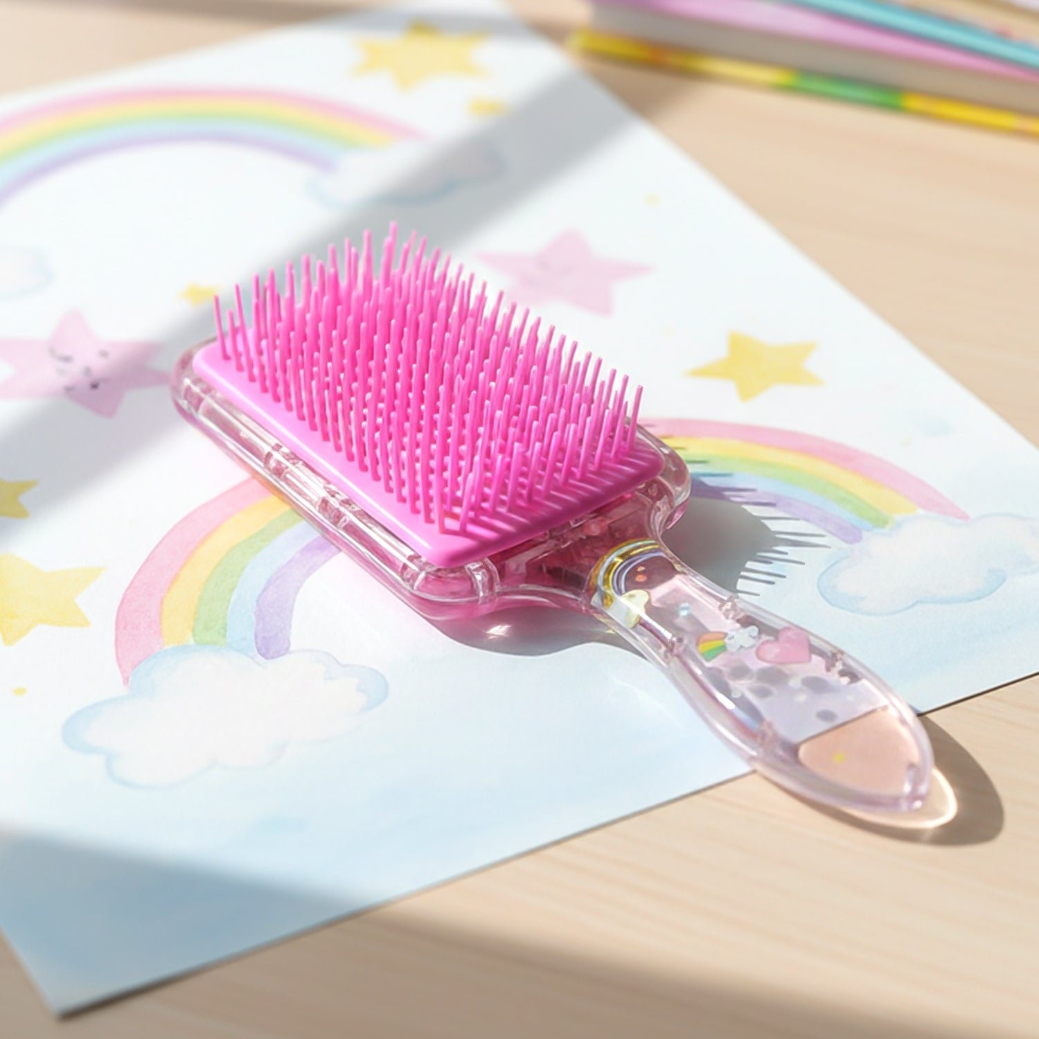 Kids Hairbrush – Gentle Detangling with Soft Bristles