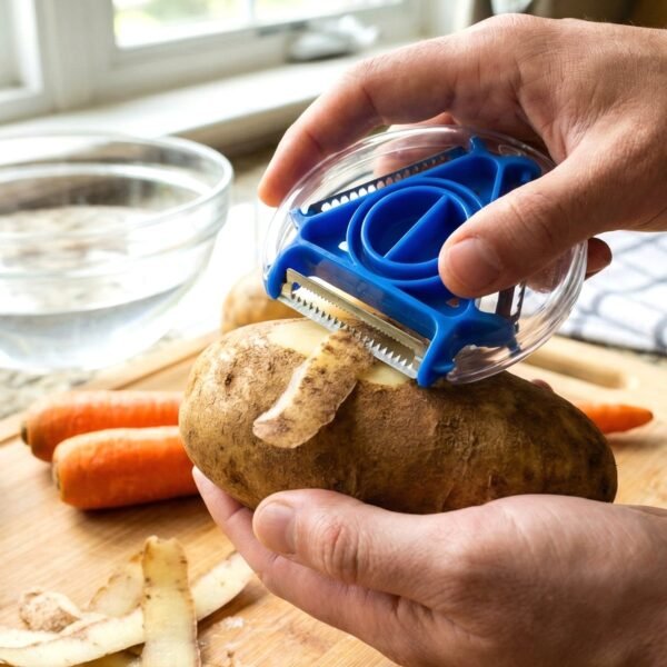 Kitchen Peeler 3-in-1 – Versatile Peeling, Slicing & Julienne Cutter