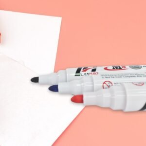 Whiteboard Marker Set – Smooth, Vivid Ink with Duster Pack of 4