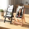 Mini Chair Mobile Phone Stand – Foldable & Portable Holder
