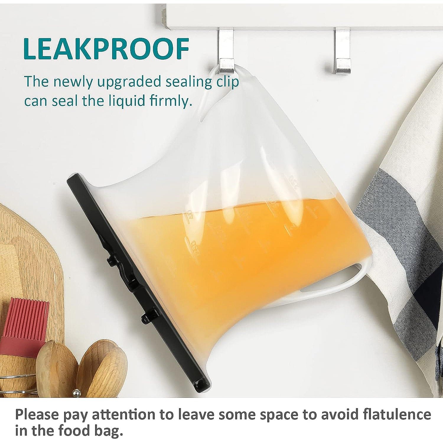 Reusable Silicone Food Bag – Leakproof, BPA-Free, Versatile | Tidy Table