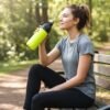 Large Capacity Water Bottle 1700ml – Leakproof with Carry Strap