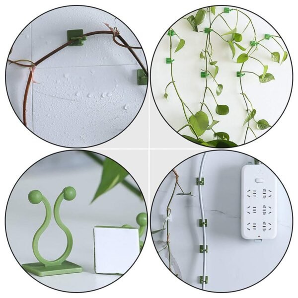 Plant Climbing Clips – Self-Adhesive Wall Support | Grow Vanta