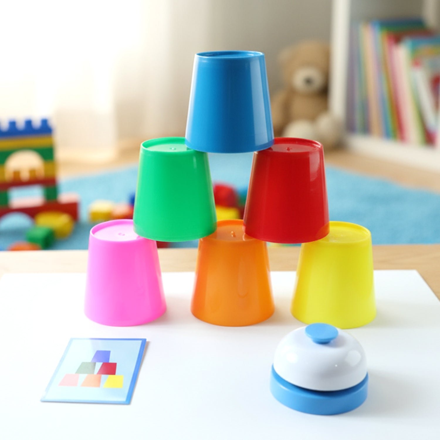 Cup Stacking Game Set – Boost Kids' Coordination & Fun