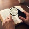 Portable Handheld Magnifying Glass – High Clarity with Folding Case
