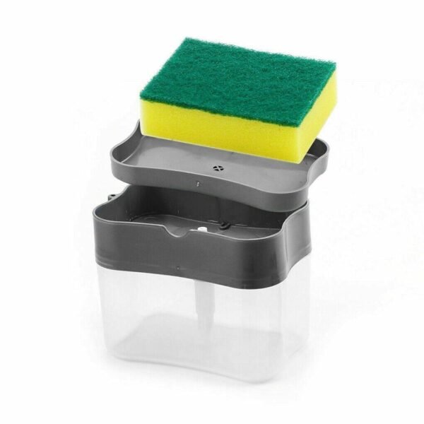 2-in-1 Soap Dispenser – Built-in Scrub Holder & Organiser | Konvex