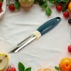 Stainless Steel Potato Peeler – Sharp Serrated Blade for Easy Peeling