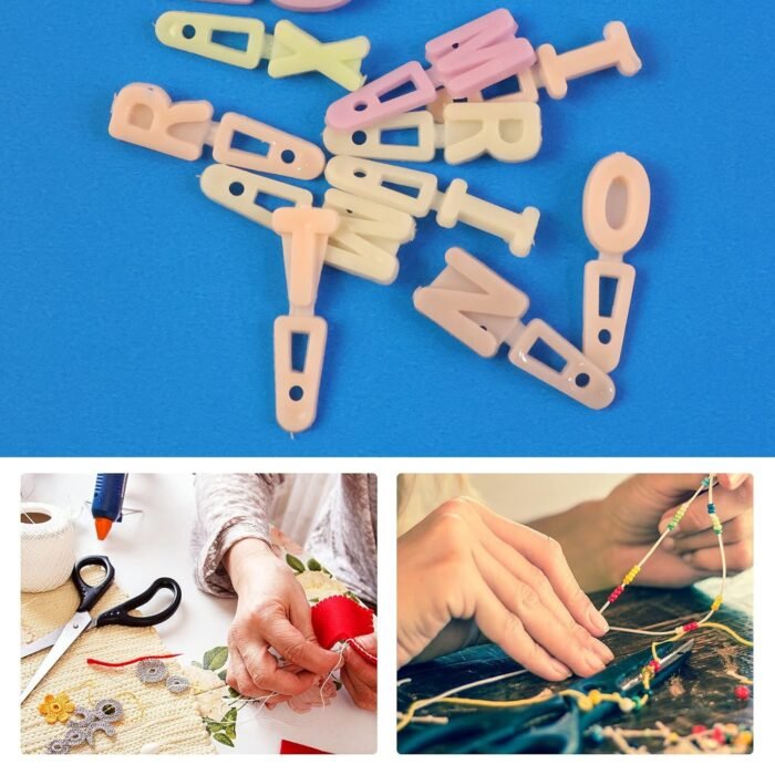 Alphabet Letter Beads – Durable DIY Craft & Jewelry Kit