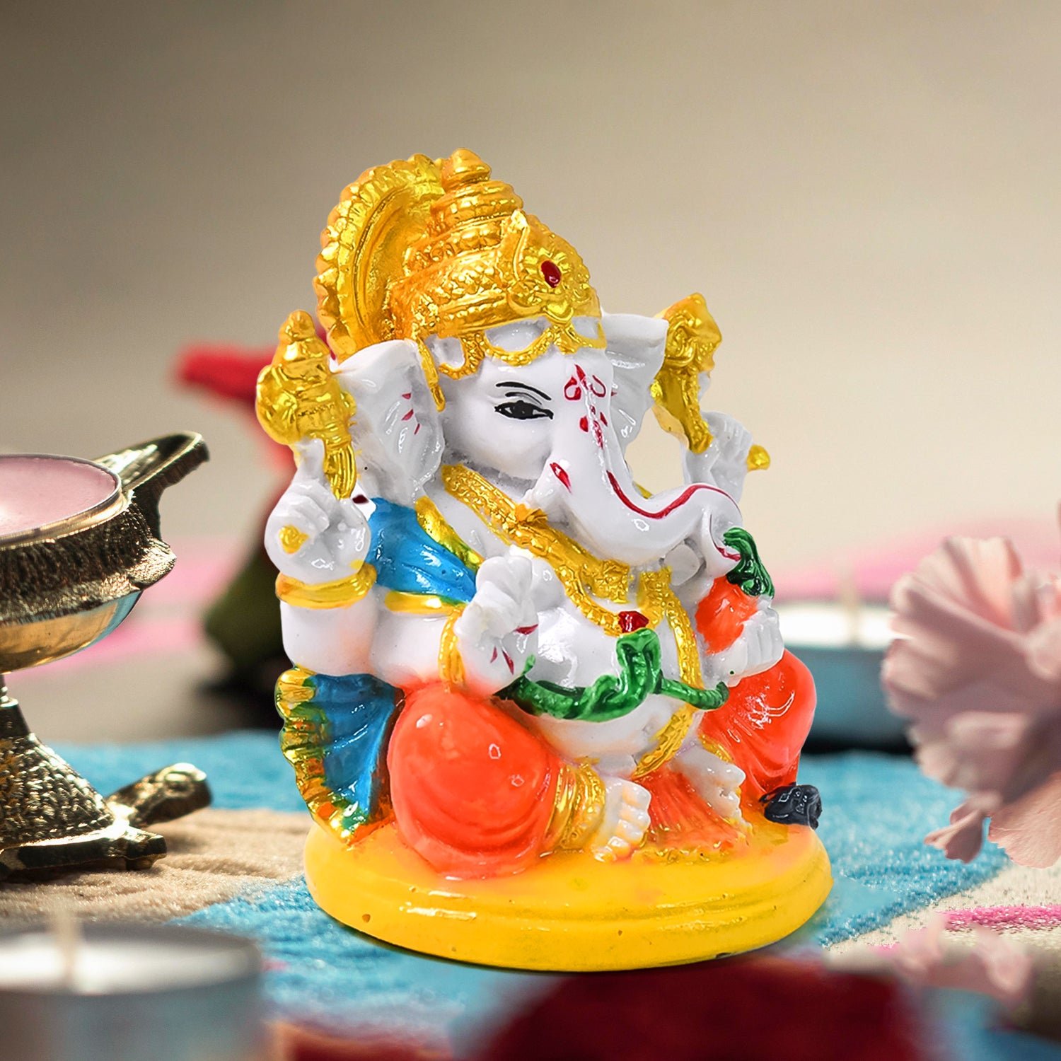 Lord Ganesha Idol – Handcrafted Decorative Showpiece for Home