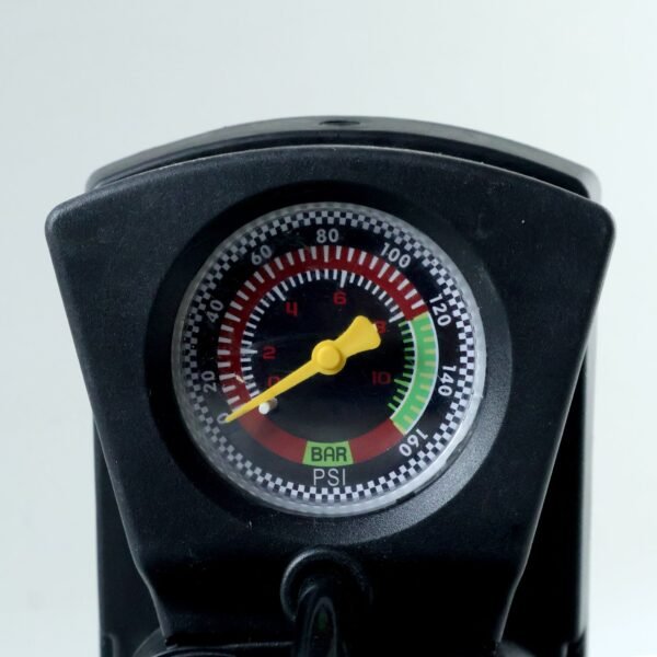 Foot Air Pump – Compact, Portable with Pressure Gauge for Tires