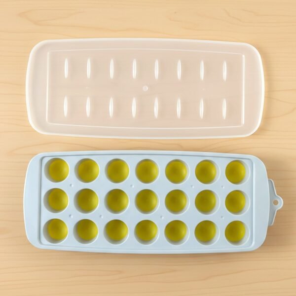 Round Ball Ice Cube Tray with Lid – Creates Elegant Ice Spheres