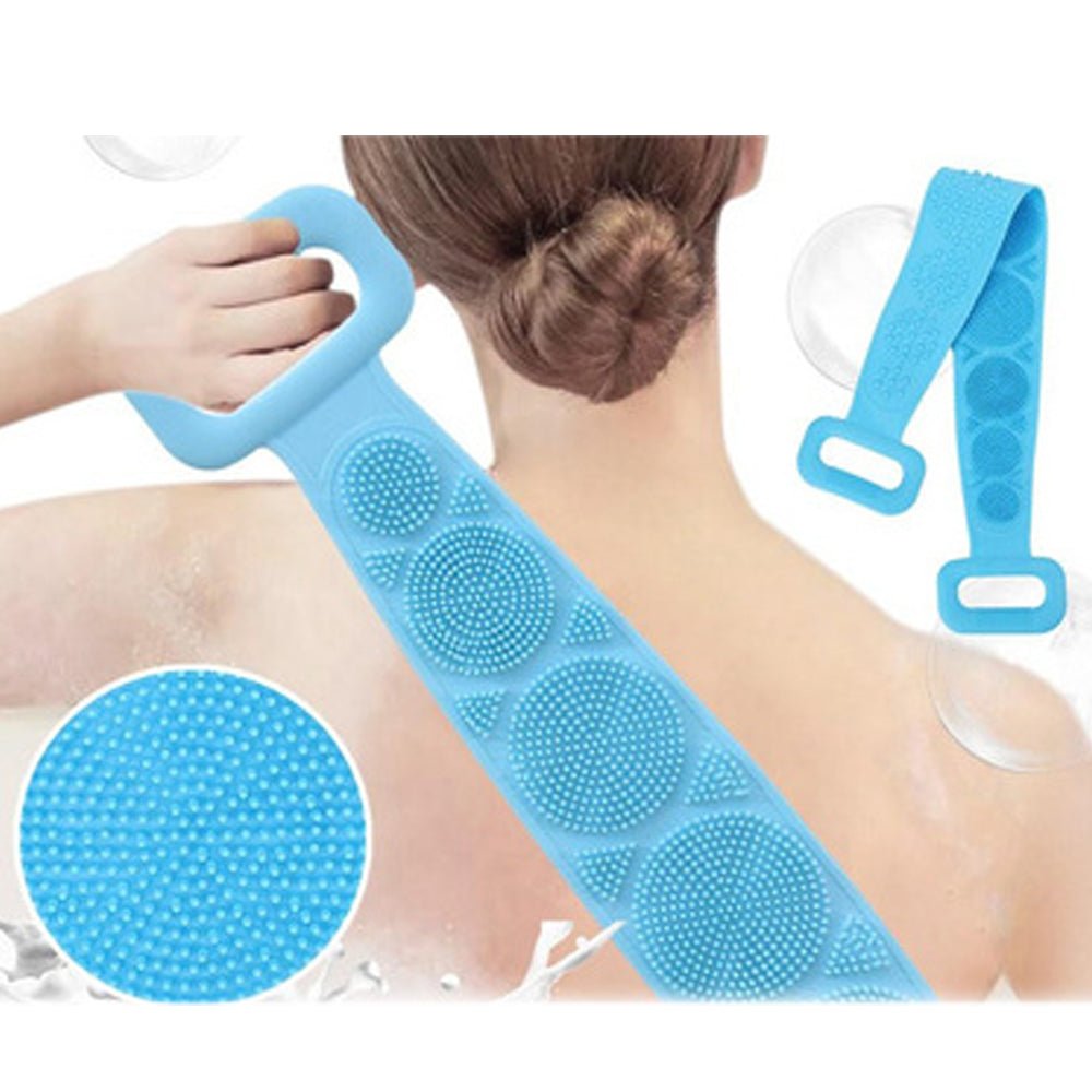 Silicone Body Back Scrubber – Deep Cleansing Bath Brush | VelvaBloom