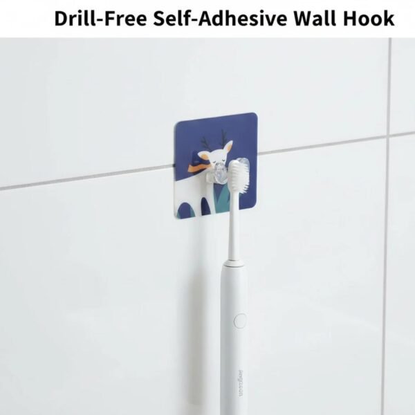 Soft Microfiber Hanging Hand Towel – Quick-Dry with Adhesive Hook