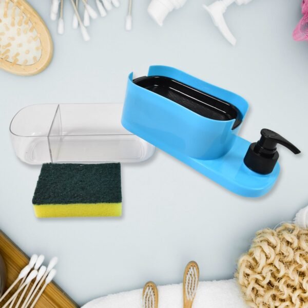 3-in-1 Soap Dispenser – Kitchen & Bathroom Organizer | VelvetBubbles