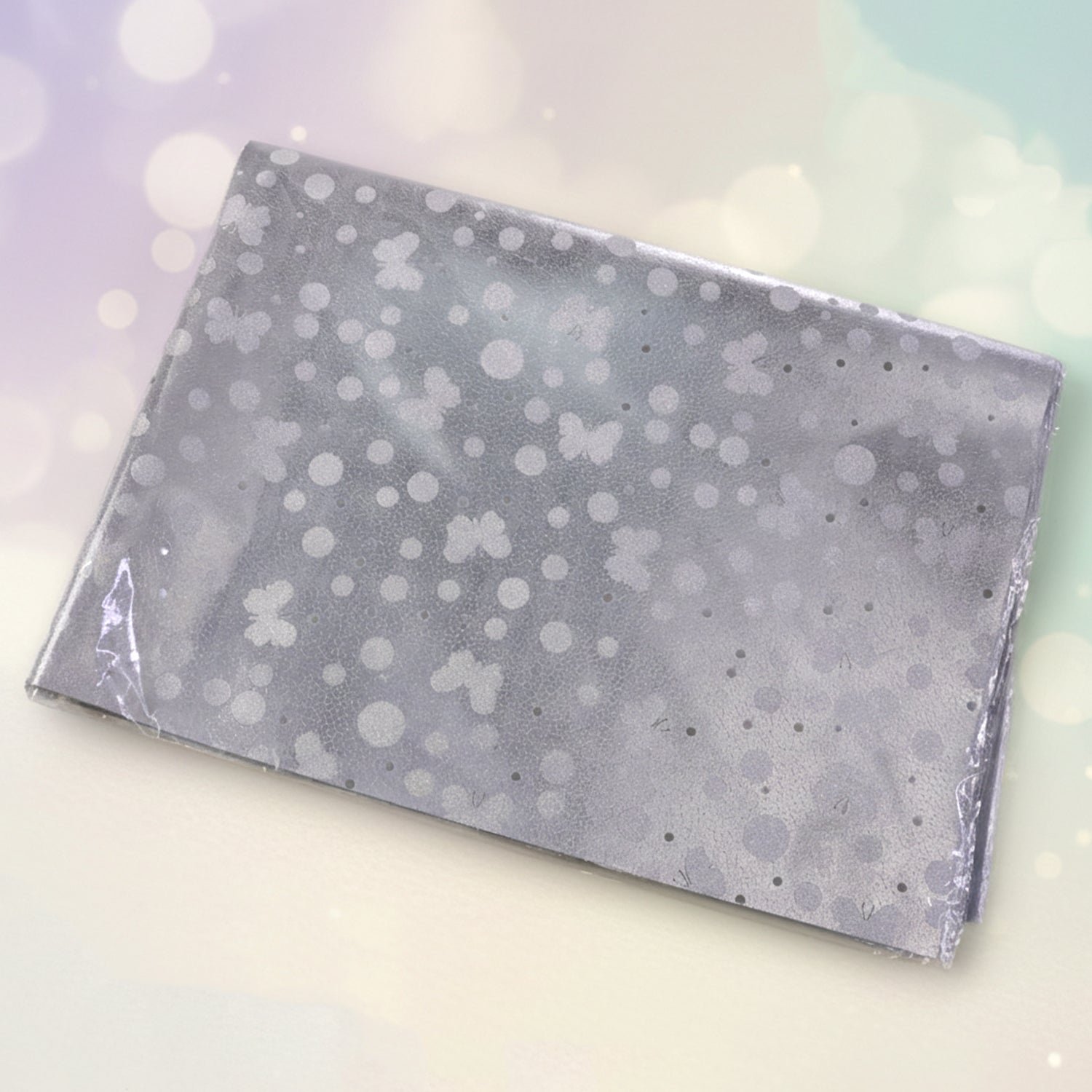 Silver Decorative Gift Wrapping Paper Sheets – 20 Pieces Premium Pack