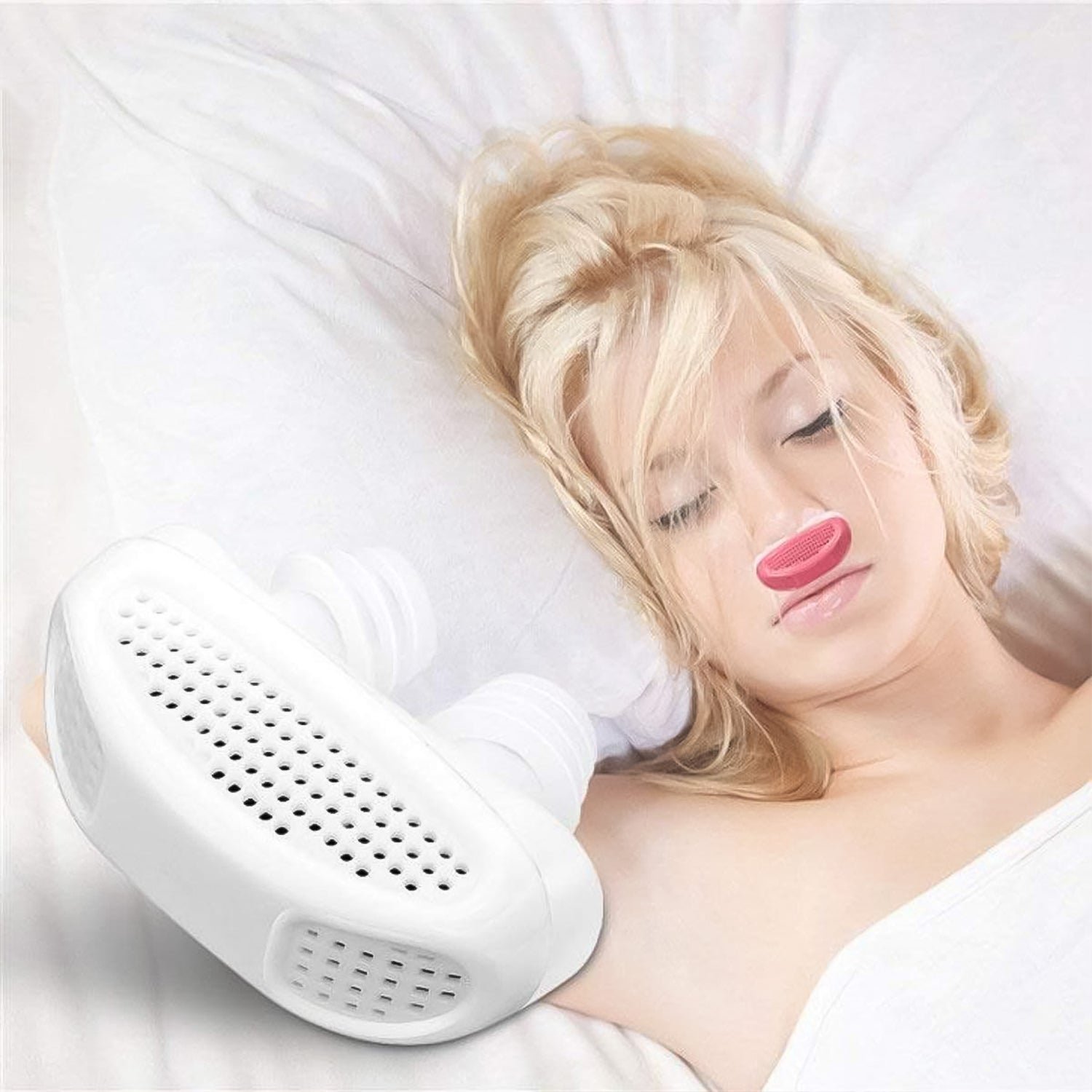 Anti-Snoring Nose Clip – 2-in-1 Air Purifier Device | Velvet Wheels