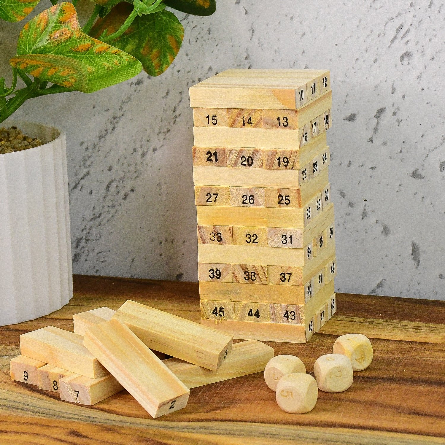 Wooden Stacking Game – Tumbling Tower Fun for Kids | BlissDolly