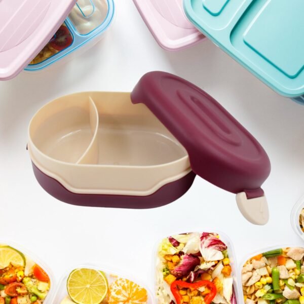 Airtight Tiffin Box – 2 Compartment Food Grade | Lunchie Bunchie
