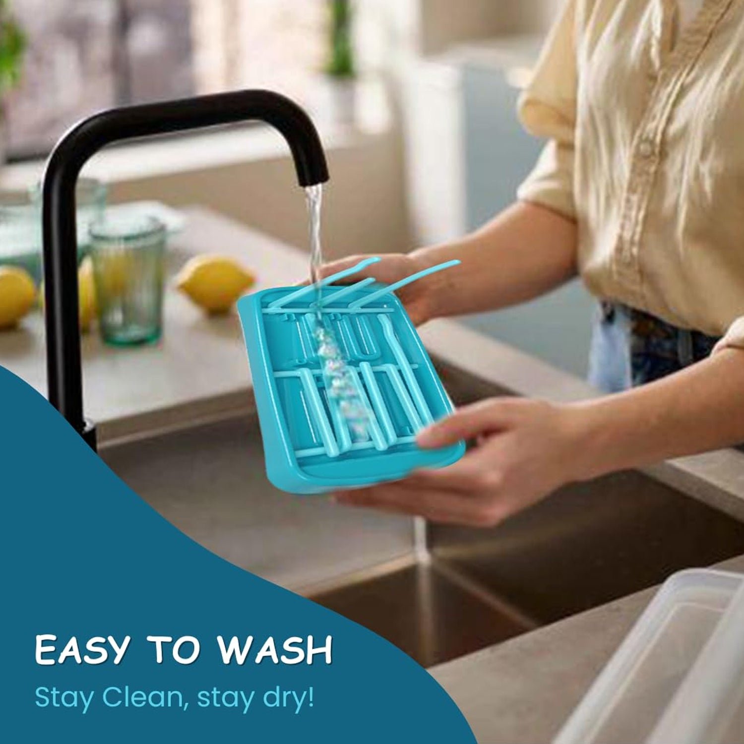 Baby Feeding Bottle Drying Rack – Compact & Hygienic Design