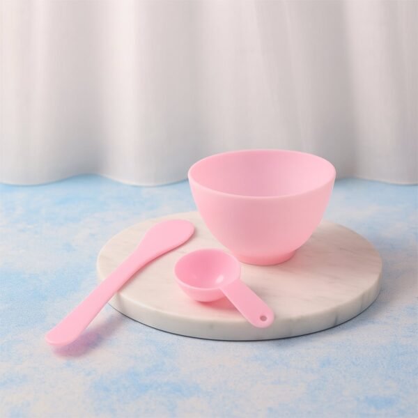 Facial Mask Mixing Bowl Set – Hygienic 3-Piece Skincare Kit