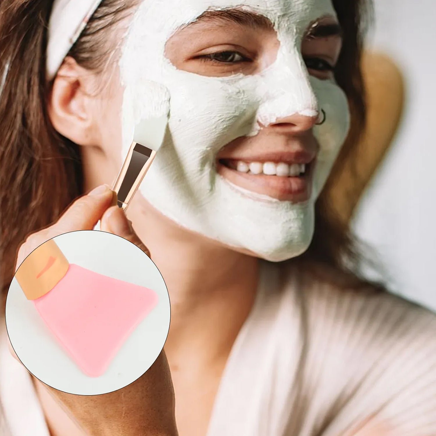 Silicone Face Mask Applicator Brush – Smooth, Hygienic Application
