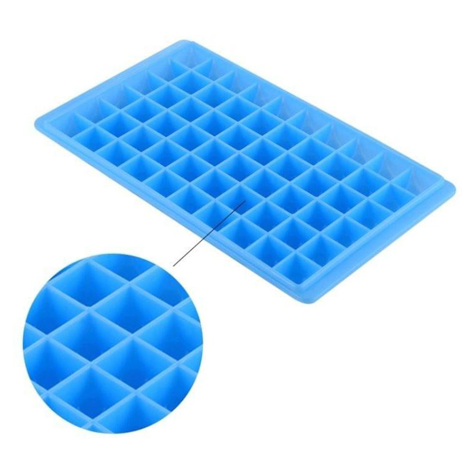 60-Cavity Ice Tray – Flexible Plastic Cubes | Indo Glow