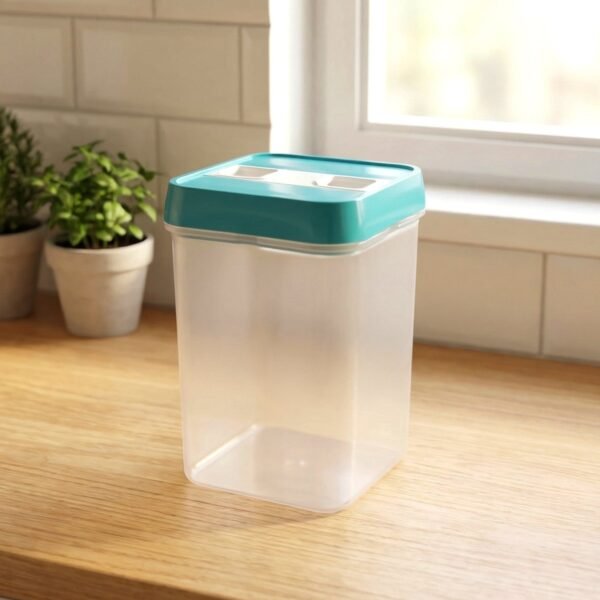 Plastic Food Storage Container – Keeps Dry Foods Fresh & Organized