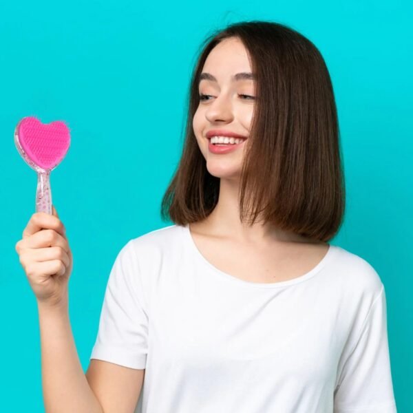 Beauty & Hair Styling Combo Set – Floral Accessories & Detangling Brush