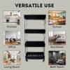 Movable Storage Rack Trolley – 4-Layer Heavy Duty Organizer