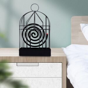 Mosquito Coil Holder – Vintage Iron Birdcage Design