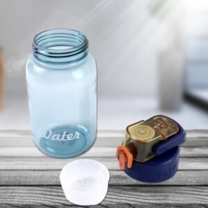600ml Leak-Proof Plastic Water Bottle – Flip Cap with Safety Lock