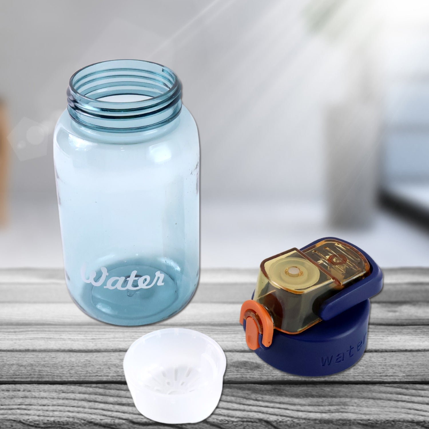 600ml Leak-Proof Plastic Water Bottle – Flip Cap with Safety Lock