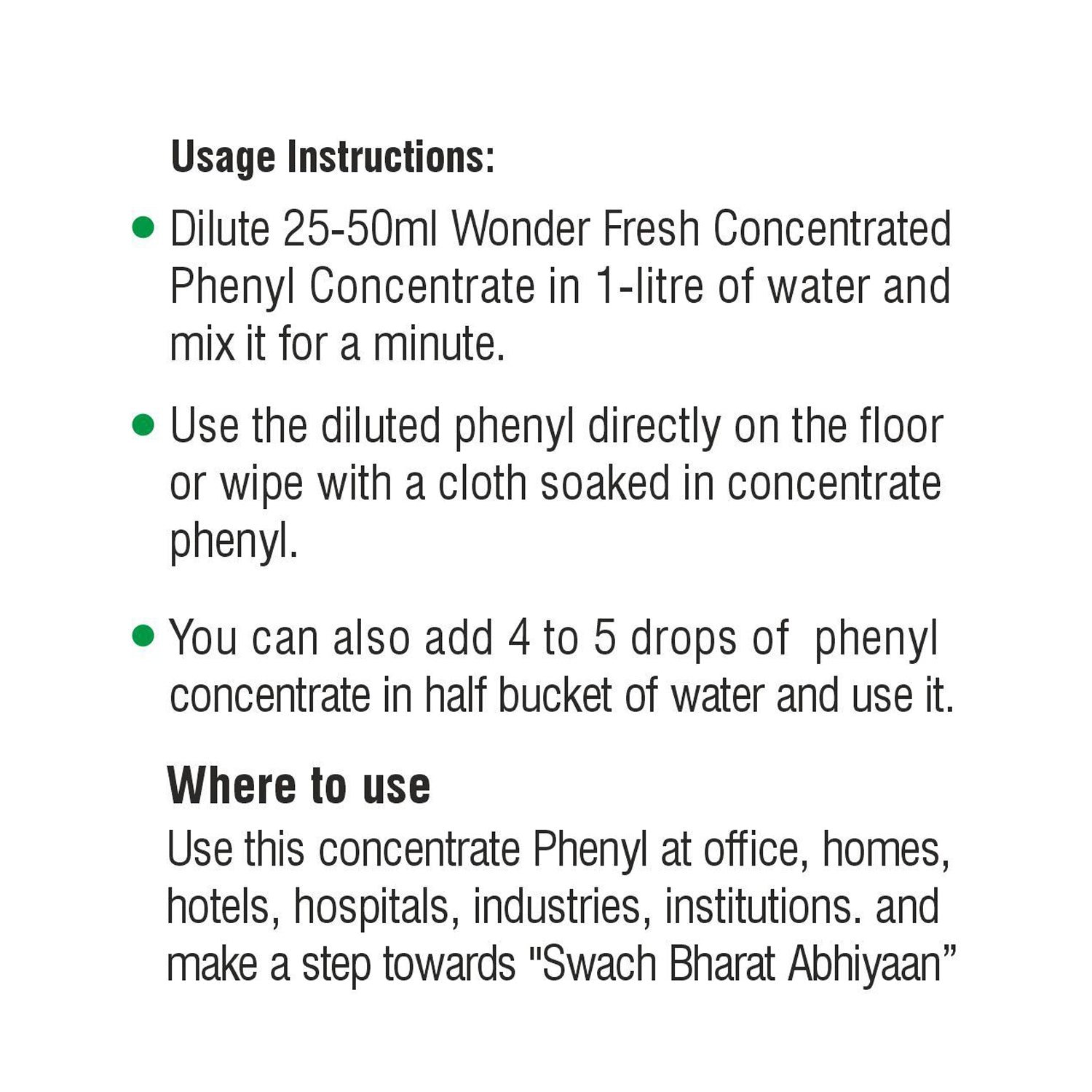 Floor Cleaner Liquid – Disinfectant & Insect Repellent | Wonder Fresh
