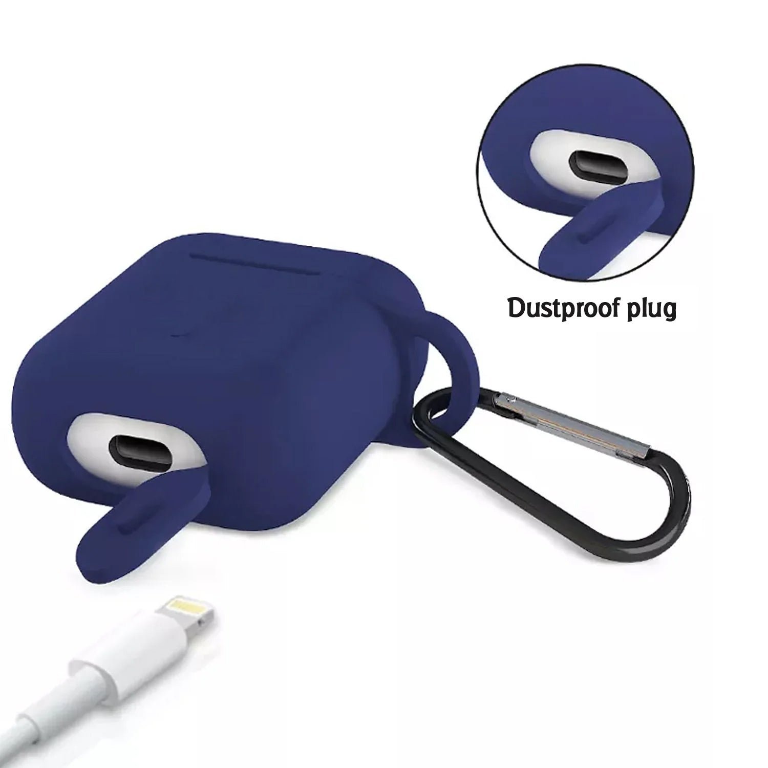 Wireless Earbuds Case – Shockproof Silicone Cover with Keychain | PHOBIA