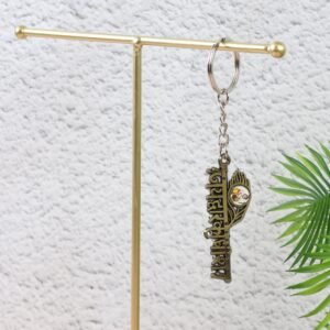 Jai Dwarkadhish Metal Keychain – Durable Spiritual Key Ring