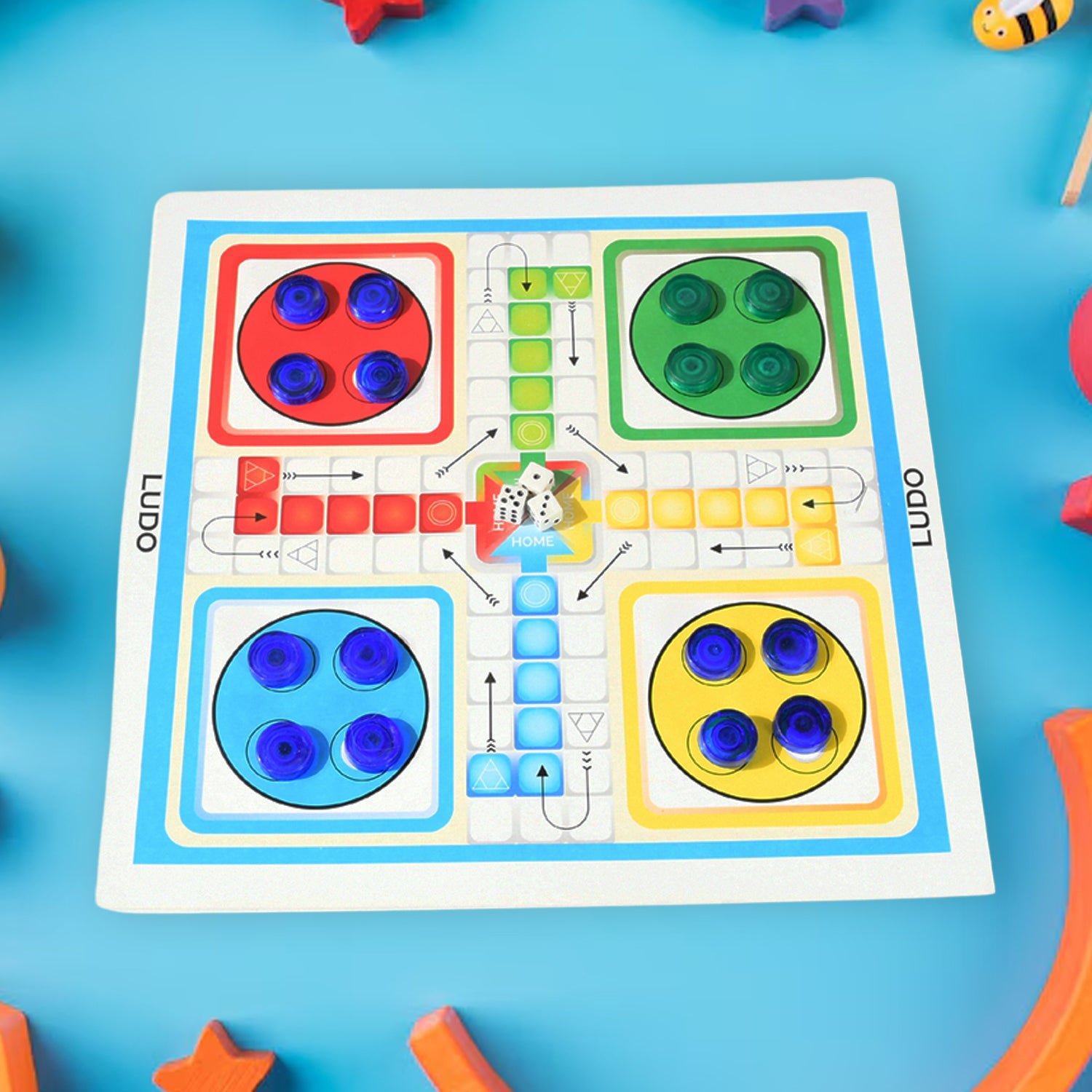 Family Board Game Set – 13-in-1 Magnetic Chess & Ludo | Dollamis