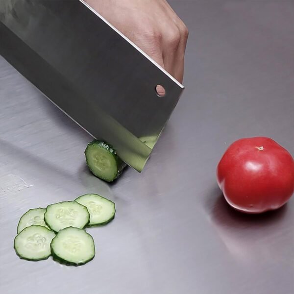 Stainless Steel Anti-Bacterial Chopping Board – Heavy-Duty & Hygienic
