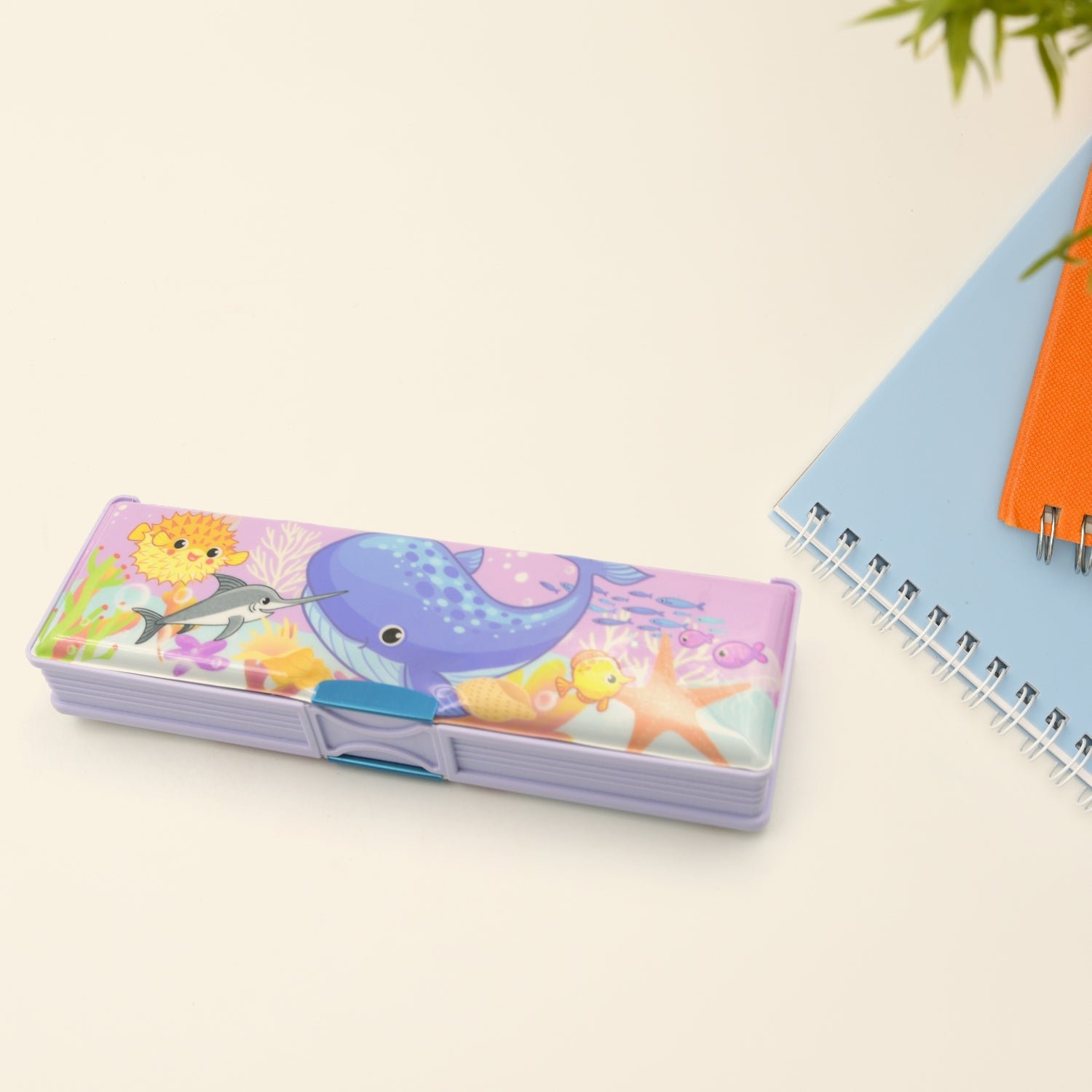 Cartoon Pencil Case – Double Deck Stationery Organizer | Writezo
