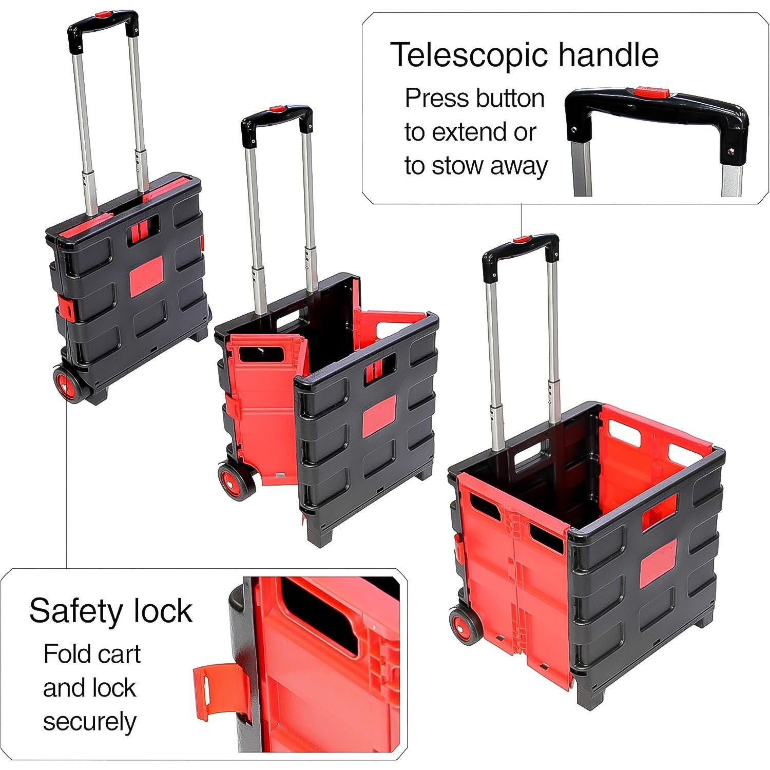 Foldable Shopping Trolley – Portable Grocery & Travel Cart | ClassiCarry