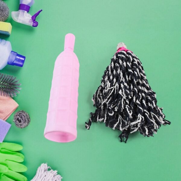Floor Cleaning Mop Refill – Durable Bottle Grip & Absorbent Cotton Head