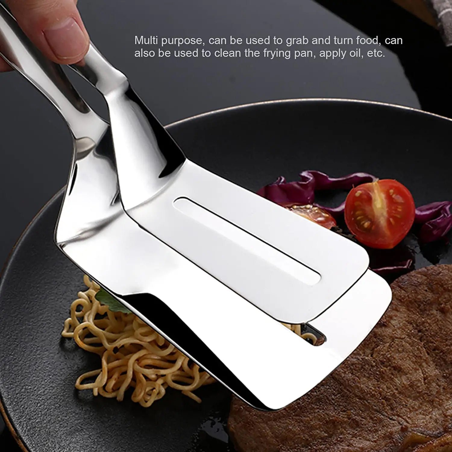 Cooking Tong – Multifunction Stainless Steel for Frying & BBQ | Quickslice