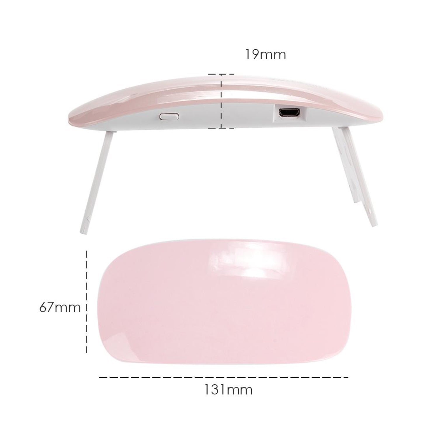 Gel Nail Dryer – Portable Mini UV LED Lamp for Salon Finish | AuriGlam