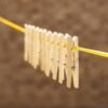 Bamboo Cloth Clips – Heavy Duty Wooden Pegs (10 Pcs) | BathNova