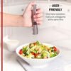 Thumb Press Grinder – Steel Salt & Pepper Mill | ProChef Gadgets