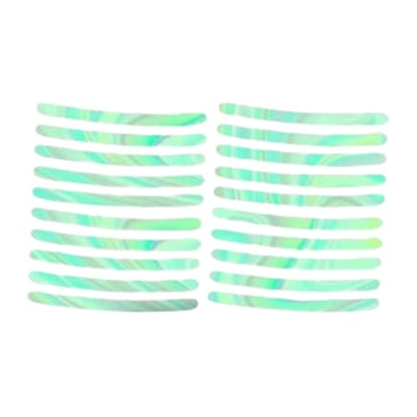 Reflective Car Wheel Stickers – Multicolored 20 Pcs for Night Safety | Velvet Wheels