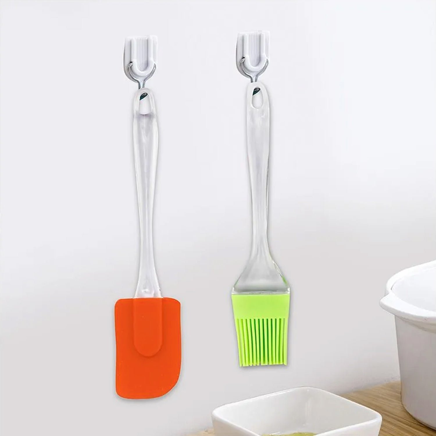 Silicone Spatula & Brush Set – 2 Pcs Non-Stick Bakeware | Bake & Dwell