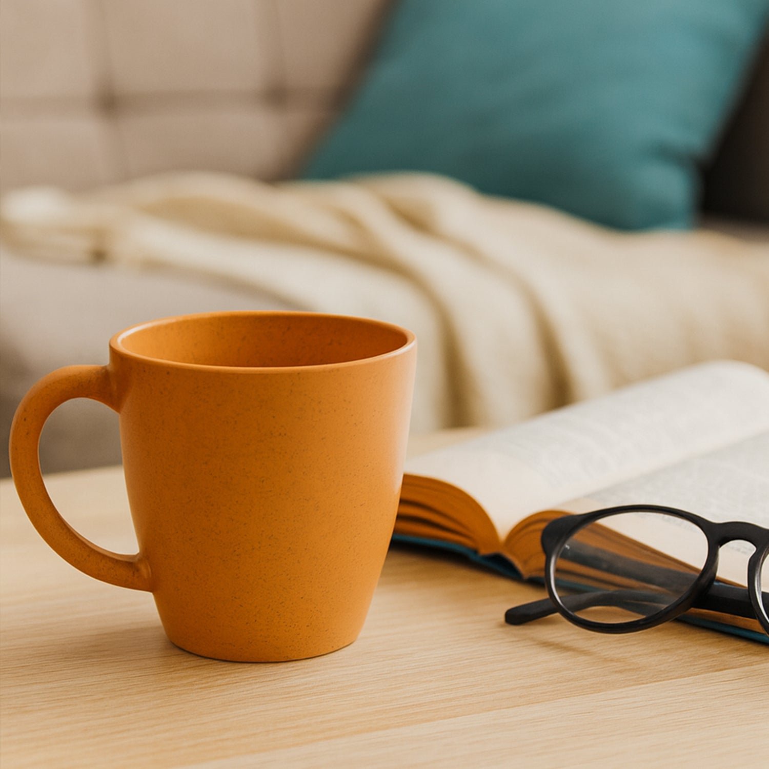 Coffee Mugs – Premium 350ml Set of 2 with Ergonomic Grip