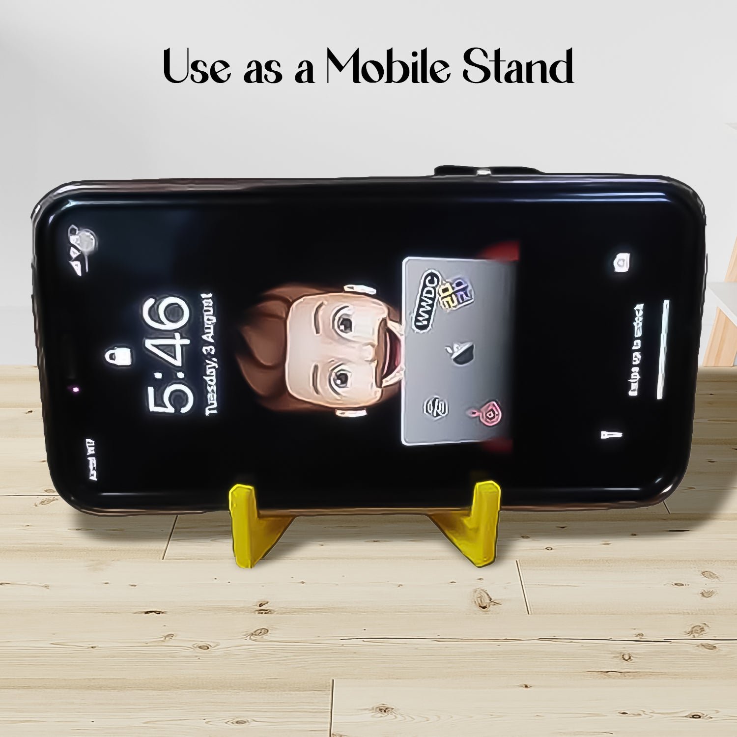 Keychain Mobile Stand – 2-in-1 Phone Holder | PHOBIA